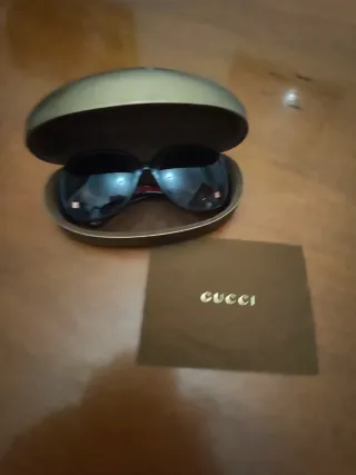 Occhiali sole oversize vintage Gucci con scatola