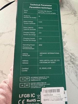 Calentador de leche GROWNSI