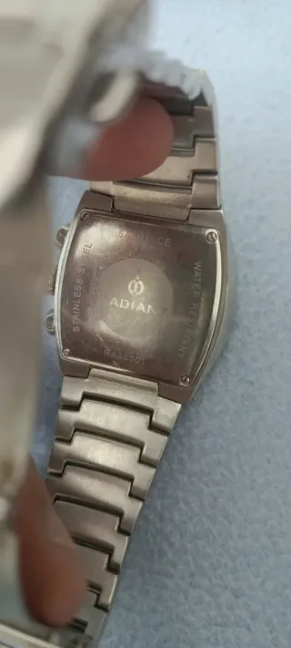 Reloj Radiant Cronógrafo Negro y Plateado