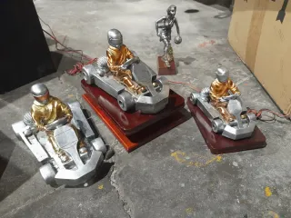 Trofeos de Carreras de Karts (Set de 3)