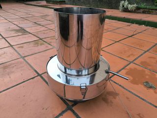 Extractor de fums INOX per a estufes / xemeneies