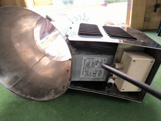 Extractor de fums INOX per a estufes / xemeneies