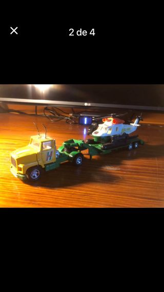 Camión y helicóptero Matchbox