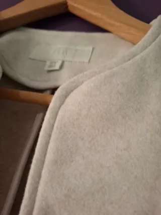 Blazer cuello redondo con cinturón