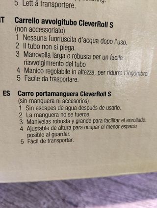 Carro portamanguera Gardena AquaRoll S