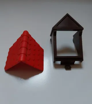 Playmobil Ventana con Tejado Rojo