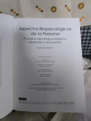 Aspectos biopsicologicos de la persona