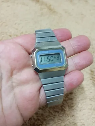 Reloj Thermidor Vintage Digital Plata