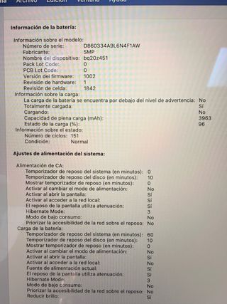 MacBook Air 13” Retina 512Gb. 151 ciclos IMPECABLE