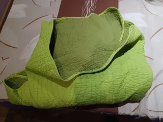 2 colchas verdes entretiempo