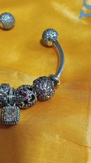 Pulsera Pandora Abierta Plata