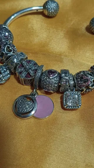 Pulsera Pandora Abierta Plata
