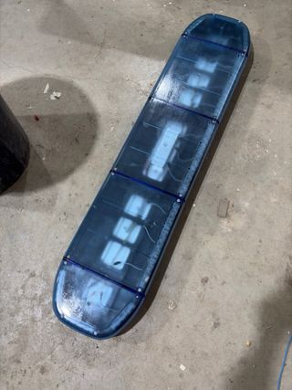 Puente de luz azul Ambulancia