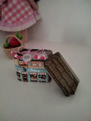 Muñeca ganchillo 23cm hecha a mano