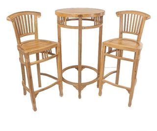 Conjunto Mesa y taburetes Madera Teka