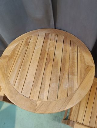 Conjunto Mesa y taburetes Madera Teka