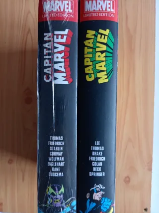 Lote Capitan Marvel Vol 1 y 2 Limited Edition