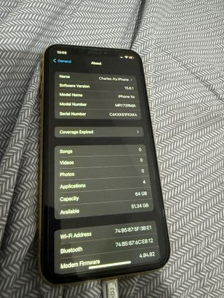 iPhone XR 64GB Amarillo 83% Batería