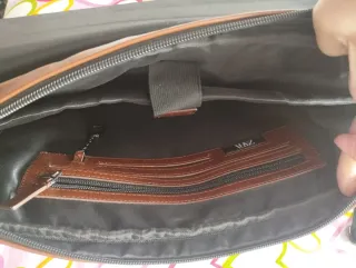 Maletín Zara Marrón Piel