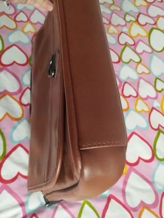 Maletín Zara Marrón Piel