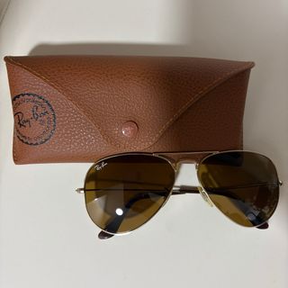 Gafas de Sol Ray-Ban Aviator Marrón/Dorado