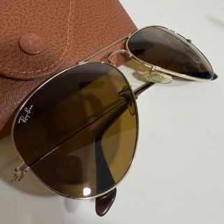 Gafas de Sol Ray-Ban Aviator Marrón/Dorado