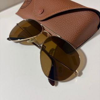 Gafas de Sol Ray-Ban Aviator Marrón/Dorado