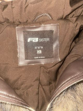 Abrigo pelo mujer Talla XS