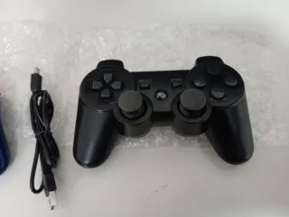 Mandos PS3 DualShock Negro y Azul. Sin usar.