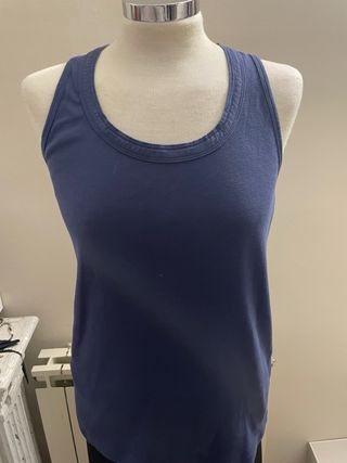 Camiseta tirantes Naf Naf azul marino Talla XL