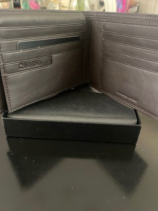 Portafoglio Calvin Klein Pelle Marrone