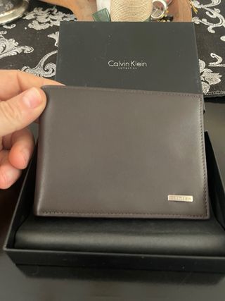 Portafoglio Calvin Klein Pelle Marrone
