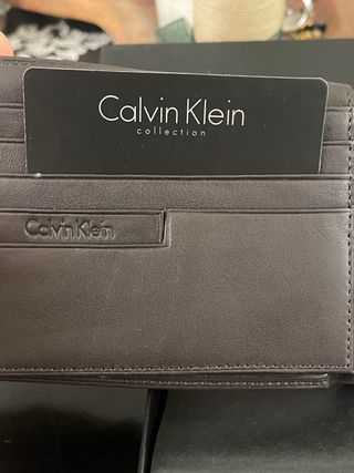 Portafoglio Calvin Klein Pelle Marrone
