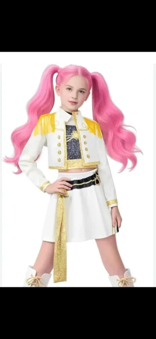 Disfraz K-Pop Niña Rosa