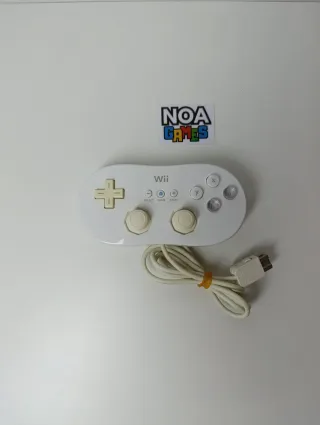 Mando Clásico Nintendo Wii Blanco