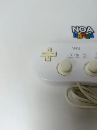 Mando Clásico Nintendo Wii Blanco