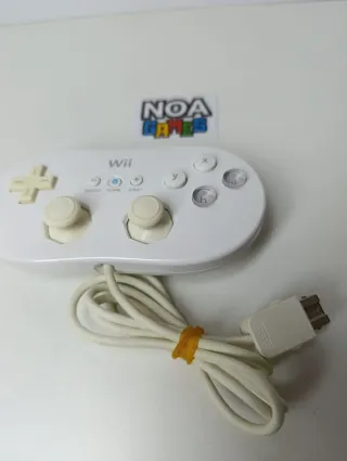 Mando Clásico Nintendo Wii Blanco