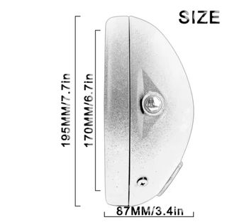 Capa para farol de 7 polegadas para mota