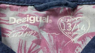 Chaqueta vaquera niña Desigual 13/14