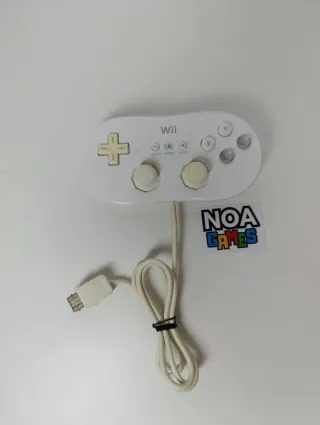 Mando Clásico Nintendo Wii Blanco