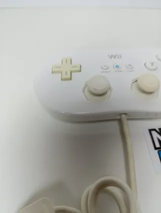 Mando Clásico Nintendo Wii Blanco