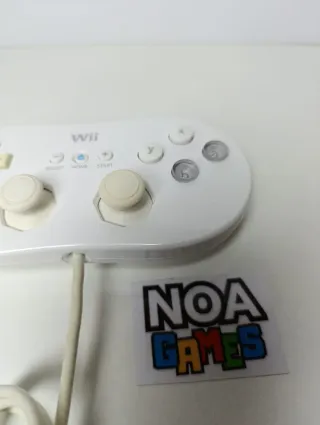 Mando Clásico Nintendo Wii Blanco