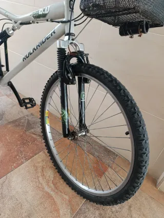 Bicicleta de Montaña Rockrider Blanca