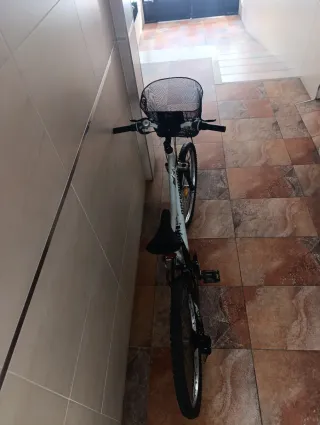 Bicicleta de Montaña Rockrider Blanca