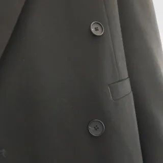 Americana Negra Oversized Hombre Talla M