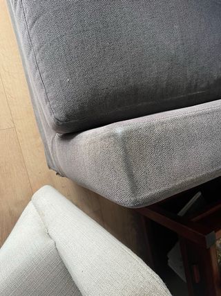 Sofá modular chaise longue gris, 3 plazas comodas