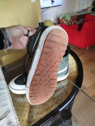 Playeros Vans SK8-Hi Negro/Blanco