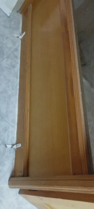 Puerta madera y cristal