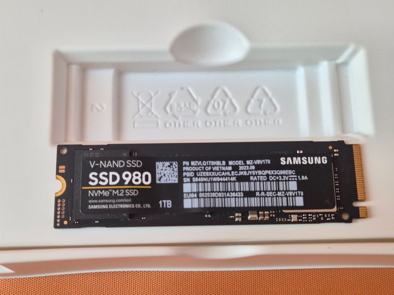 SSD Samsung 980 1TB NVMe M.2 afbeelding 10
