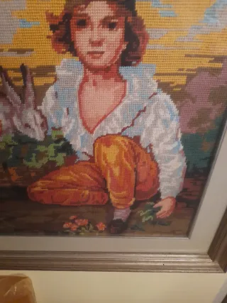 Quadro d'epoca stile vittoriano